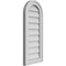 Ekena Millwork Round Top Surface Mount PVC Gable Vent w/ 2"W x 1-1/2"P Brickmould Frame, 12"W x 28"H GVPRT12X2802SN - alternate 3